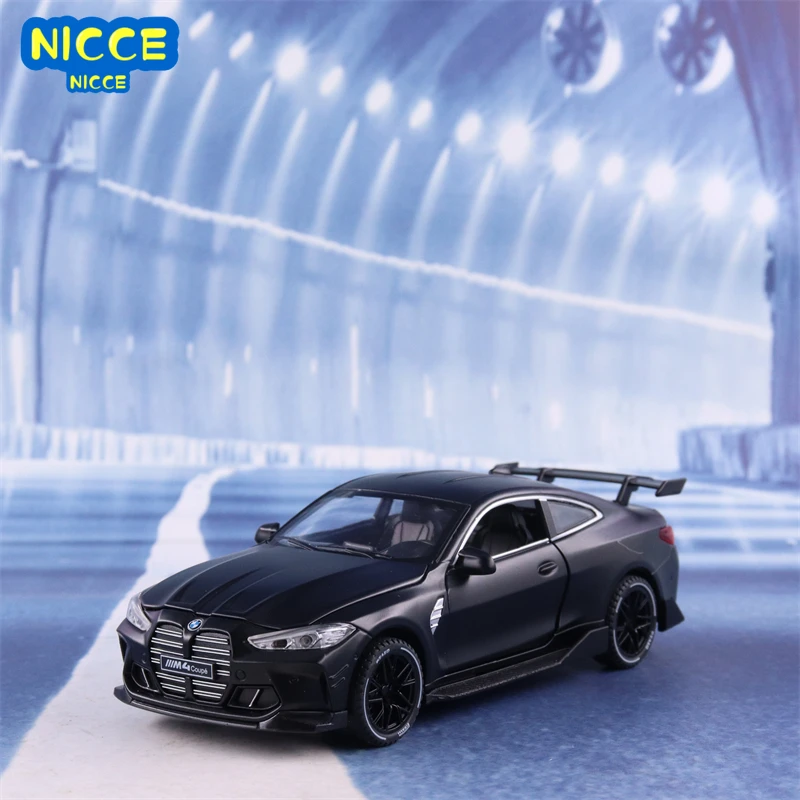 

Модель спортивного автомобиля Nicce 1:32 BMW M4 Coupe, модель металлического автомобиля, модель автомобиля со звукосветильник, коллекция, подарок для детей, F417