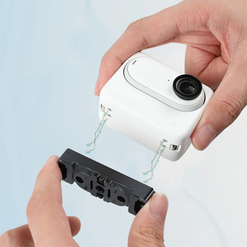 Aluminium Alloy Quick Release Mount - for Insta360 GO 3 Action Camera with Connection Adapter, Vlog/Outdoor Use