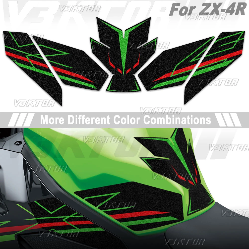 오토바이 탱크 패드 스티커 연료 탱크 보호 데칼 ZX 4R ZX4R 40th ZX..