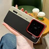 For Xiaomi 15 MI15 Case Luxury Leather Creative Camera Model Back Cover For MI 15 Thin Camera Ring Shockproof Shell Funda 3