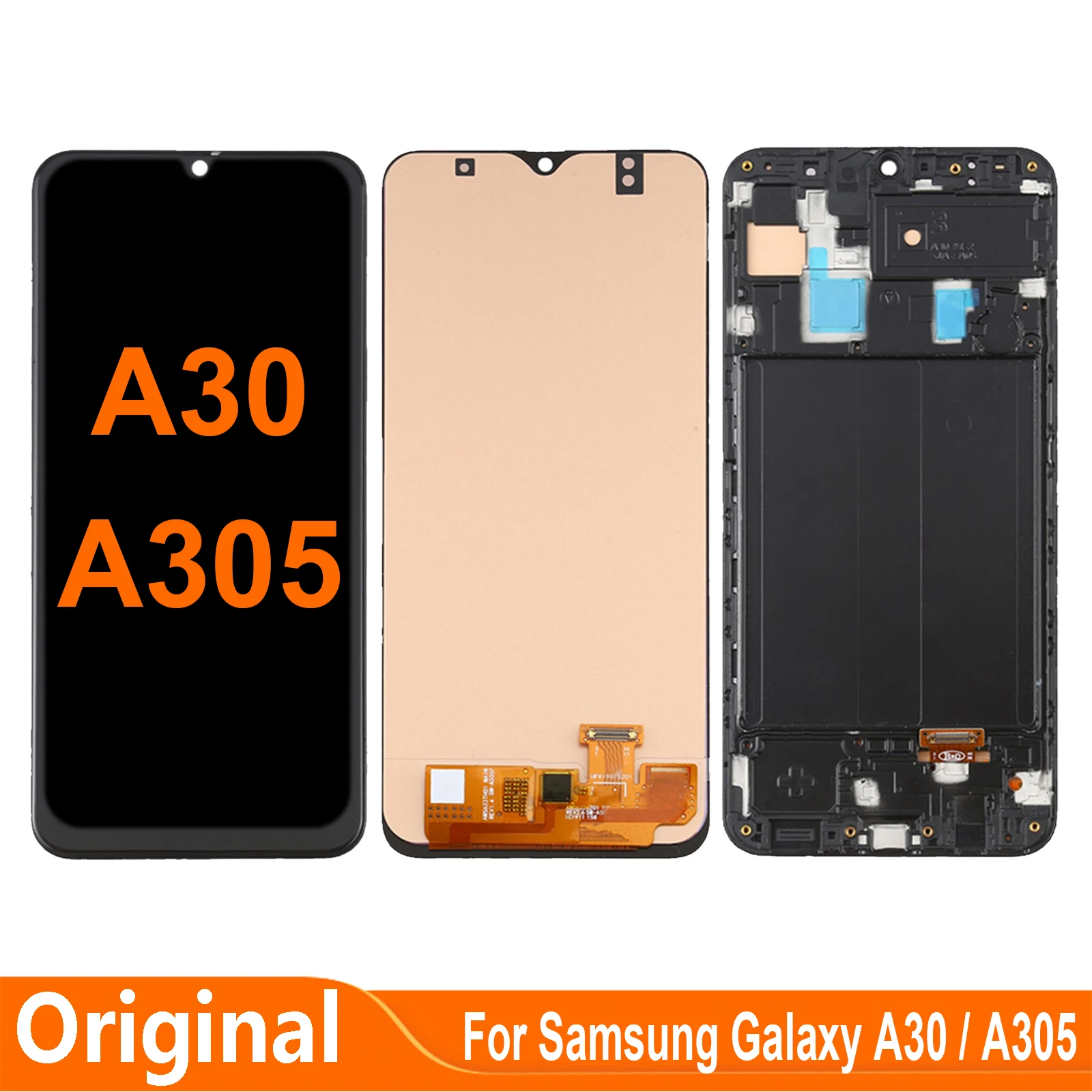 

OLED 6.4'' For Samsung Galaxy A30 A305 LCD Display Touch Screen Digitizer SM-A305F A305FN/DS A305G A305GN A305YN SM-A3050