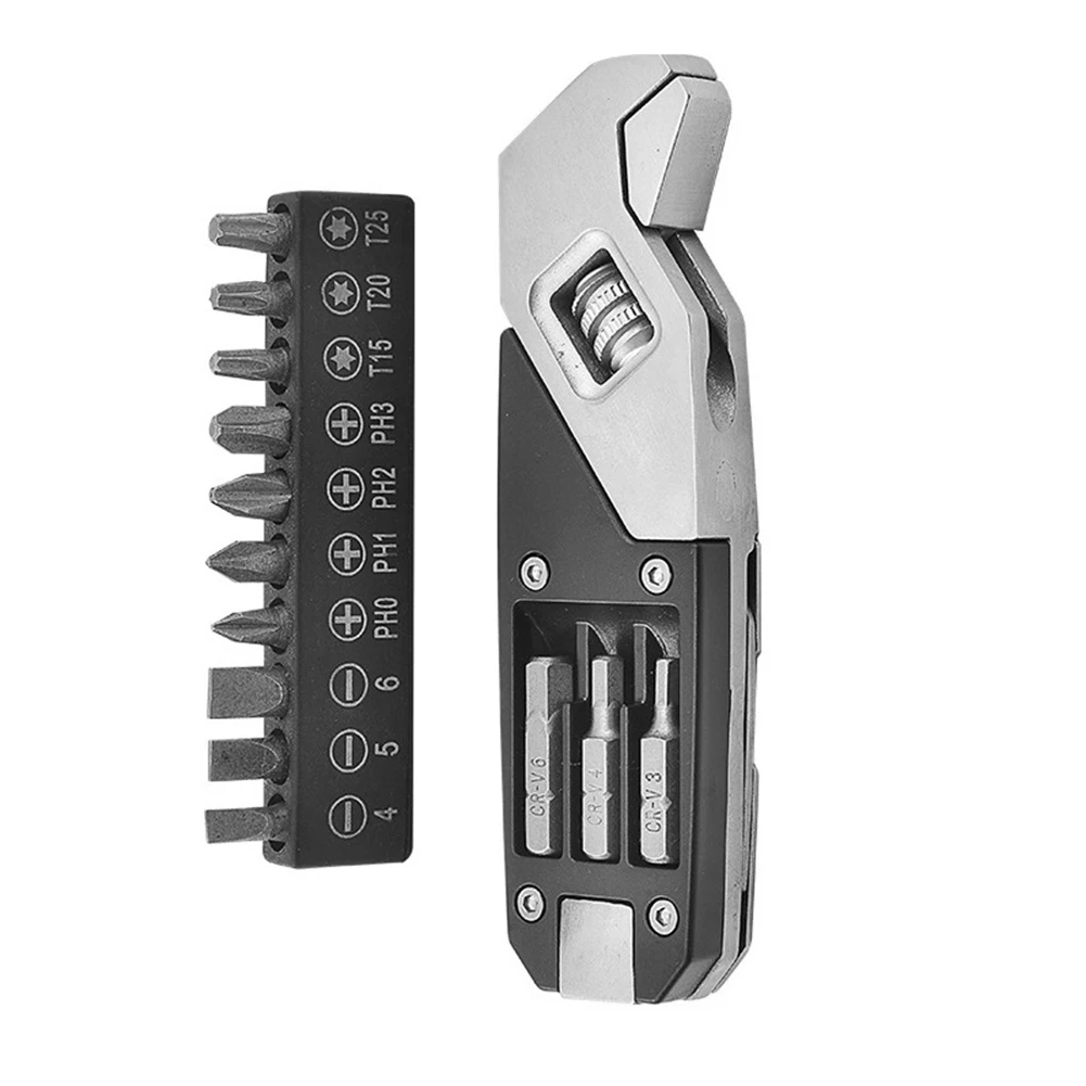 

Screwdriver Bits Handle Set Portable Torx Slotted Cross Head Adjustable Wrench Kit Stainless Steel For Repairing Manual Tool