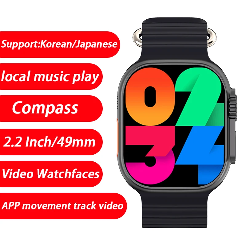 NewSmartWatches2023MenWomenIWOSeries8W69UltraNFCGPS49mm