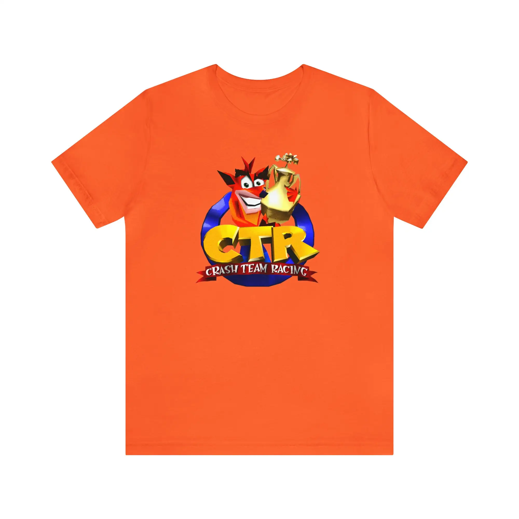 Ctr Ps1 Maglietta Classica Retro Gaming Vintage