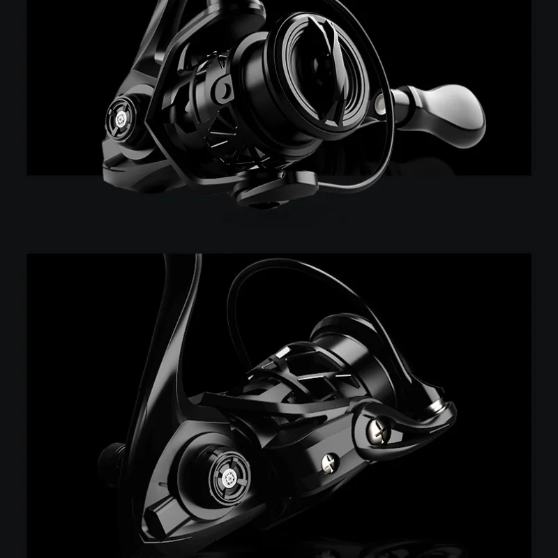 Spinning Fishing Reels Fishing Reel High Speed Gear Ratio Light Carbon Fiber Body 5+1 Bearing 4kg Drag