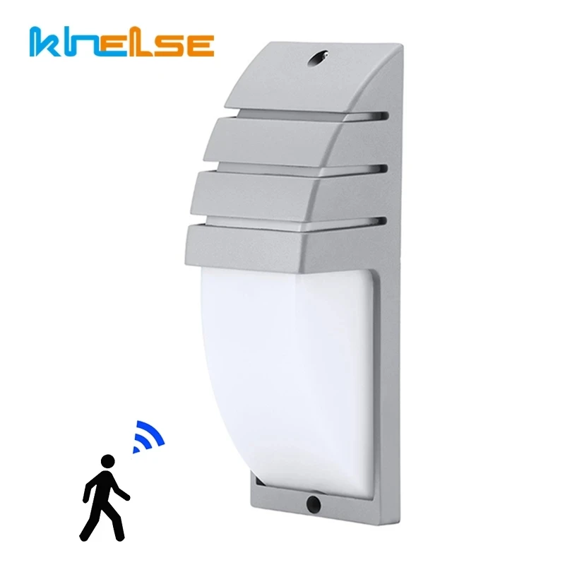 10W 18W LED Wall Light Waterproof Porch Light Modern LED Wall Lamp PIR Motion Sensor Courtyard Garden Outdoor AC90~260V wall light