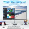 GenMachine AMD Mini PC Aluminum alloy Ryzen3 5300U Ryzen5 5500U Ryzen7 5825U Windows 11 NUC Wifi6 HDMI pc gamer computer 4