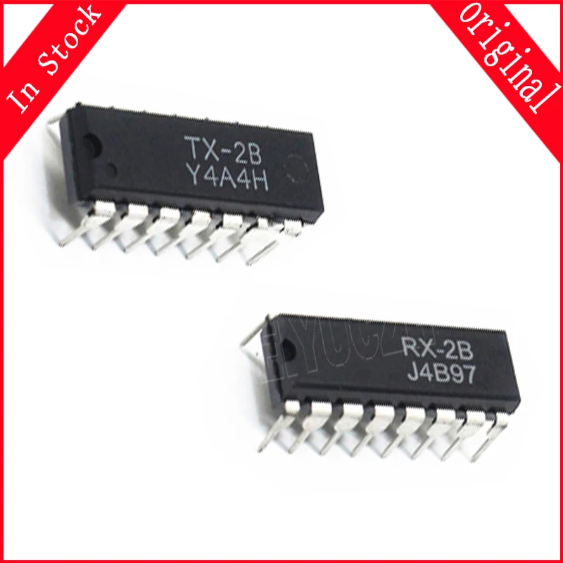 

10 шт./Лот = 5 пар RX-2B TX-2B RX-2 TX-2 DIP RX2B TX2B DIP-16 в наличии