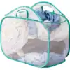 (4 pack) White Mesh Pop-up Laundry Basket, 21" x 13" x 15.5" 2