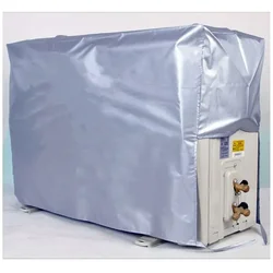 Durable Waterproof Outdoor Air Conditioner Cover for All - Weather Protection (Silvery)