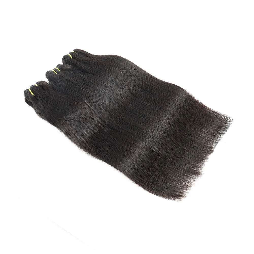 Bliss Short Straight Human Hair Bundles Brazilian Remy Human Hair Weave Bundles Straight 3Pcs/Lot Virgin Extension