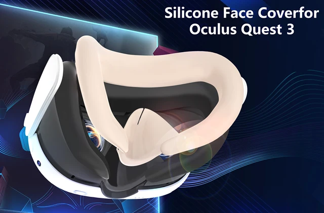 Interfaccia Viso Per Meta Quest 3 - Cuscino In Silicone E PU, Anti-Sudore E Traspirante - Foto 9