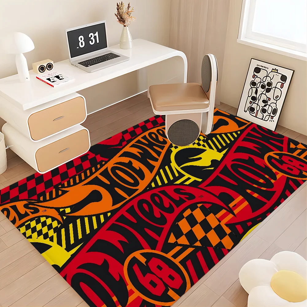 Hot Wheels Cartoon Kitchen Mat Nordic Style Bedroom Living Room Doormat Home Balcony Anti-Slip Welcome Rug 3