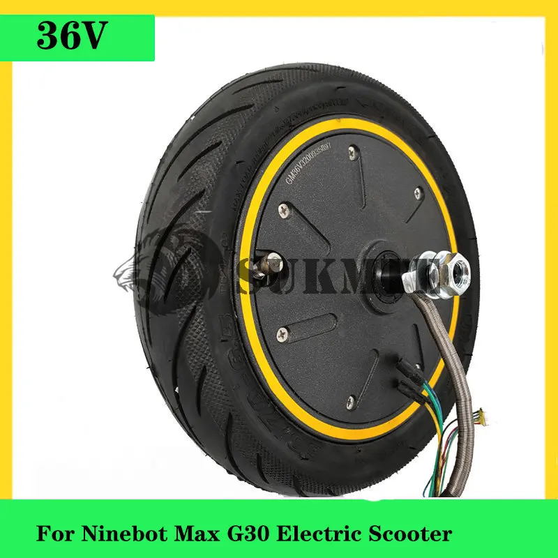 Enjoliveurs De Roue Arrière Pour Trottinette électrique Ninebot Max G30 - Pack De 2 Avec Autocollants Réfléchissants