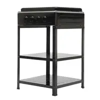Portable Gas Stove Camping Burner Windshield Stand 4 Burners High Heat Flame Control Compact Cooking Support Rack Easy Operation 2