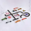 23 Pieces Bath Water Toy Sticky Wall City Traffic Car Road Rail Puzzle Vinyl 0-3Y 3-6Y 6-12Y 12+y 14+Y Bath Features 5