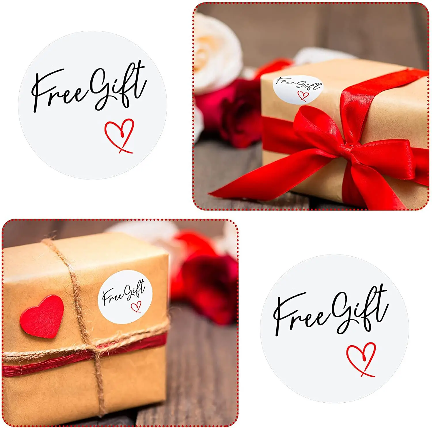 100-500pcs 무료 선물 편지 라벨 스티커 고정 용품 핑크 중소 기업 패키지 카드에 대한 스티커 감사합니다 1 인치