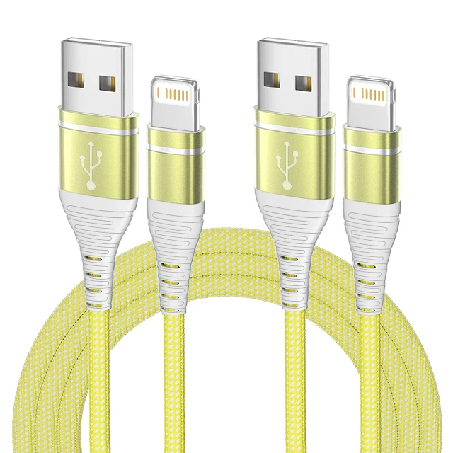 Premium MFI Certified Nylon Braided Lightning Fast Charging Cable