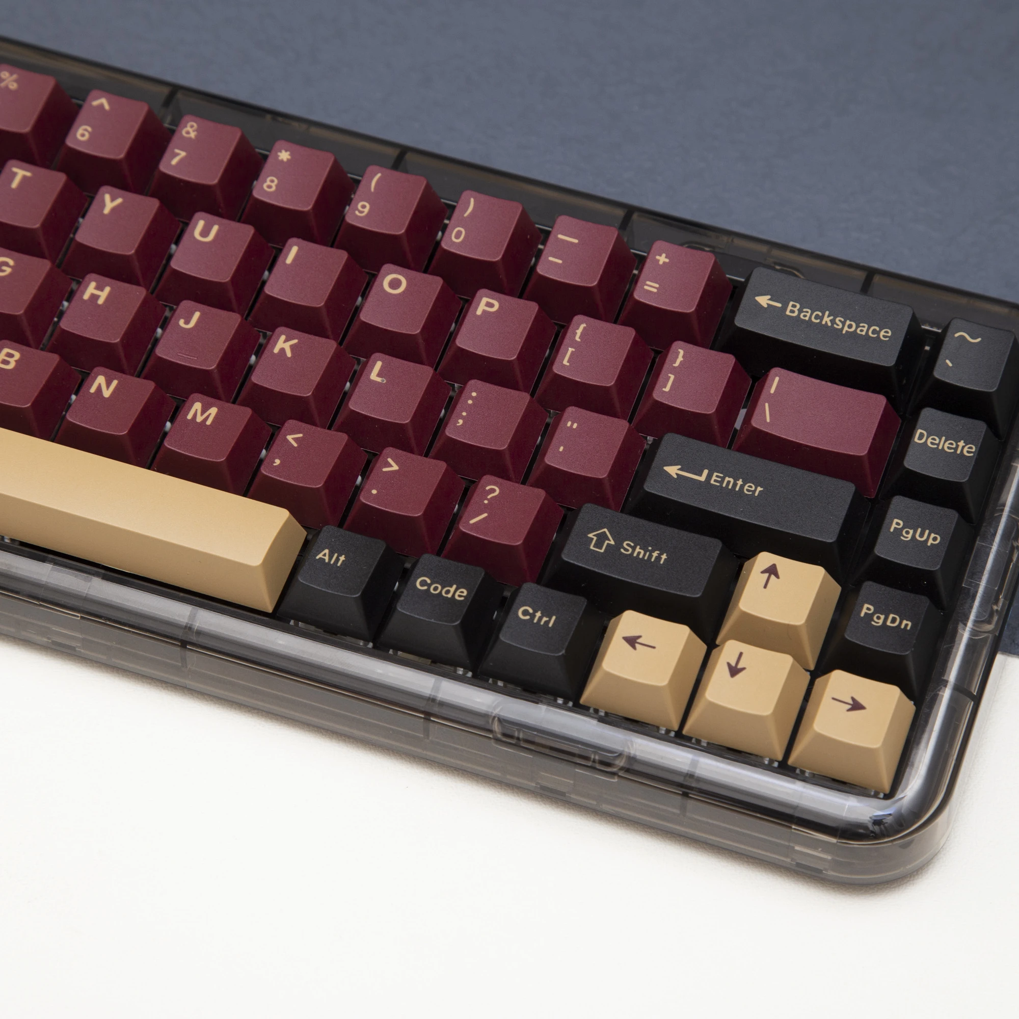 Samurai Vermelho Keycaps Inglês Pbt Perfil Cereja Tiro Duplo para Teclado Mecânico Gmk Teclado Gamer Rk68 Anne Pro 2