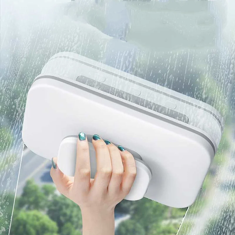 Window Cleaning Brush Glass Wiper Wash Magnetic Window Double Sided Cleaning Brush Household Magnetic Brush For Washing Windows Home Cleaning Tool