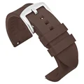 Brown-silver buckle