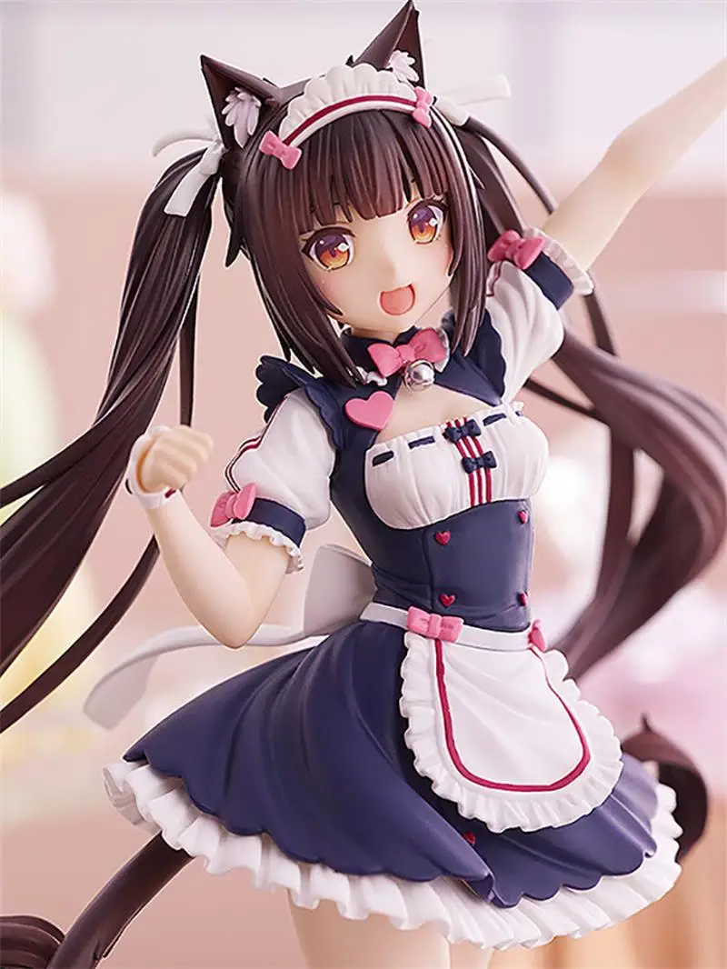 Фото Фигурки игрушечные из ПВХ для девушек из игры «ГК ап парад», Nekopara Chocola, ваниль, азуки, кокос, клен, корица №5
