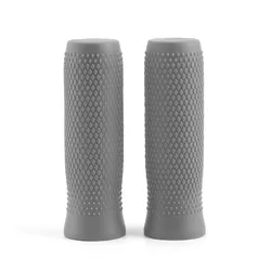 Non-Slip Silicone Handlebar Grips (Dark Grey)