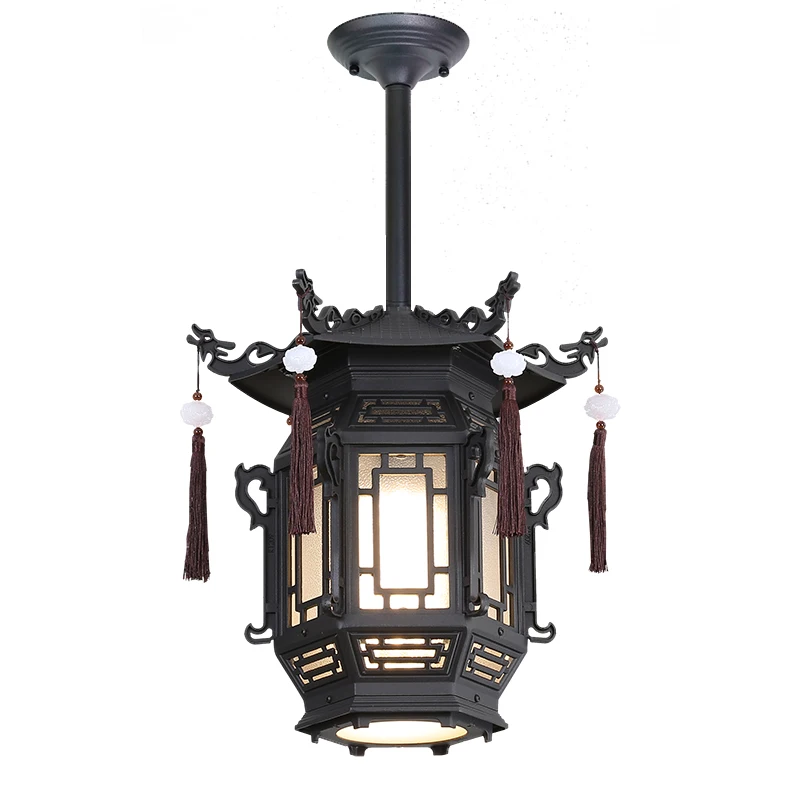 

Garden Courtyard Gate Corridor Balcony Aisle Corridor Pavilion Court Classical Chinese Lantern Outdoor Ceiling Lamp