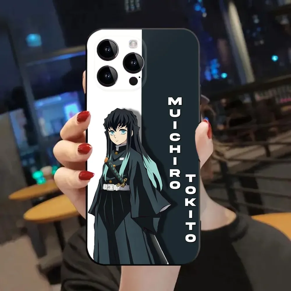 M-muichiro tokito demon slayer capa de telefone para apple iphone