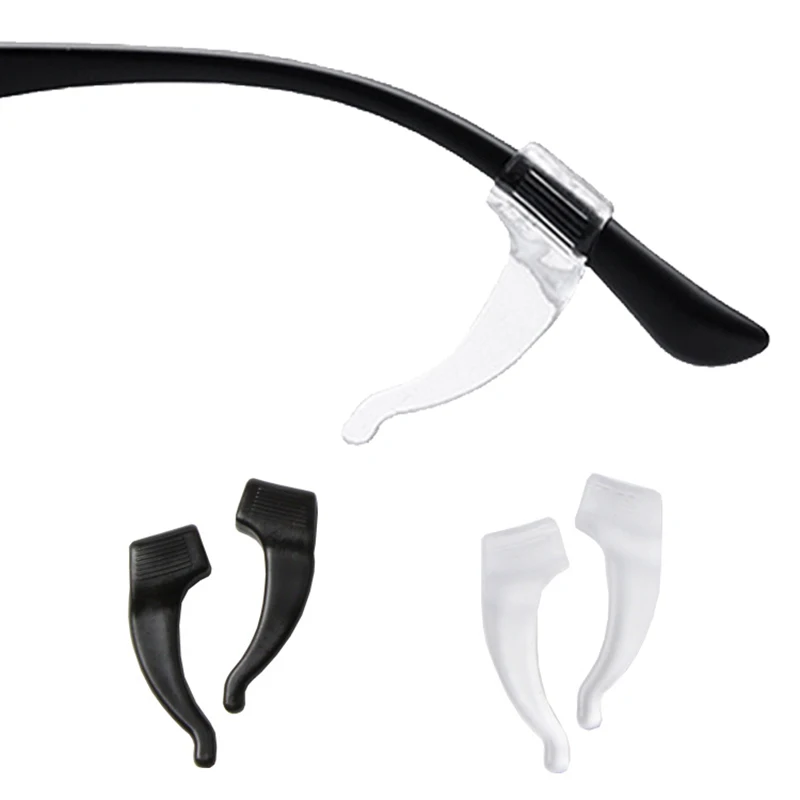 10pairs Anti-slip Silicone Ear Grips Glasses Eyeglasses Leg Ear Hook Stopper Bracket Fastener Accessories Temple Holder 3