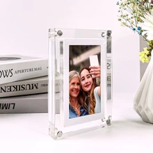 Dropshipping NFT Vertical Display Acrylic Frame 4 inch IPS Screen 1G Memory Internal Battery Photo Frame Digital For Gift