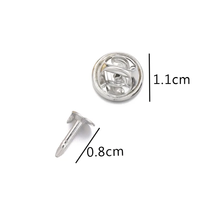 DIY Butterfly Buckle Brooch Accessory Set Unique Pin Metal Nail Tie Studs Badge Holder Horse Needle Jewelry Gifts Production