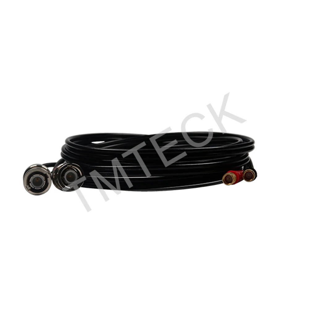 Dual cables Microdot to BNC Industrial coaxial cable