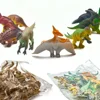 Dinosaurios Model Dinosaur Toy 2inches Dinosaur Skeleton Tyrannosaurus Rex Pachycephalus Children's Toy Christmas Gifts for Boys 2