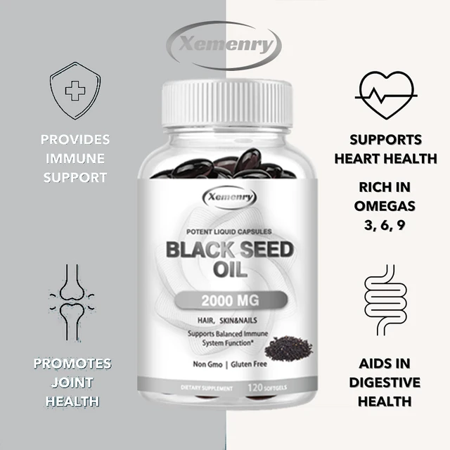 Black Seed Oil - 120 Softgel Capsules