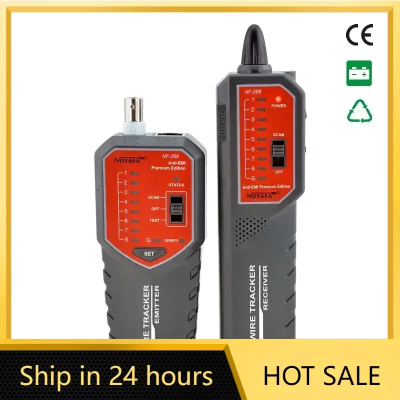 NOYAFA NF-268 Wire  Network Telephone Cable  Tester with Anti-jamming for RJ45 RJ11 cable tester