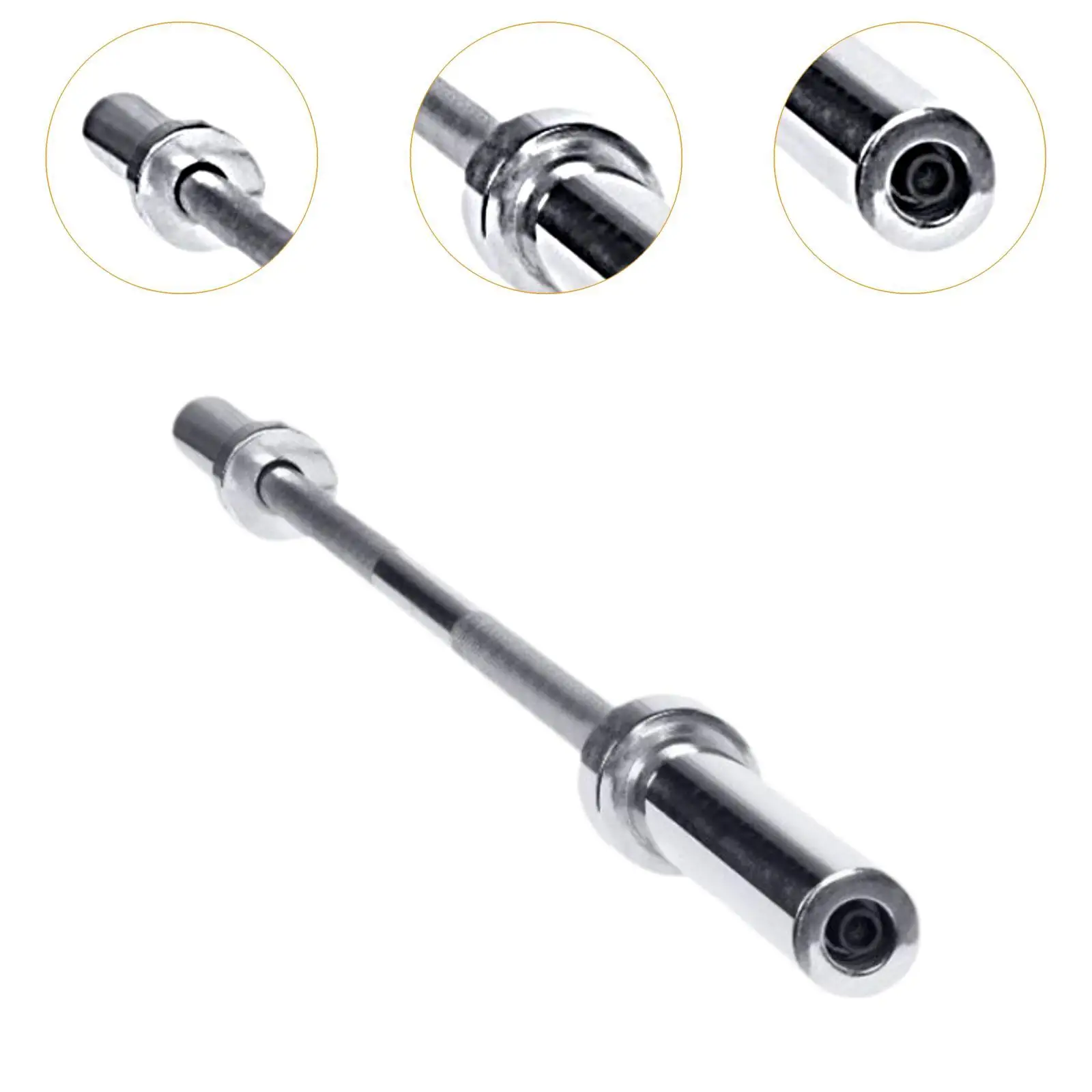 Weight Lifting Bar Barbell Bar 1.2 M Standard Power Lifting Barbell Weightlifting for Body Building Deadlifts Presses
