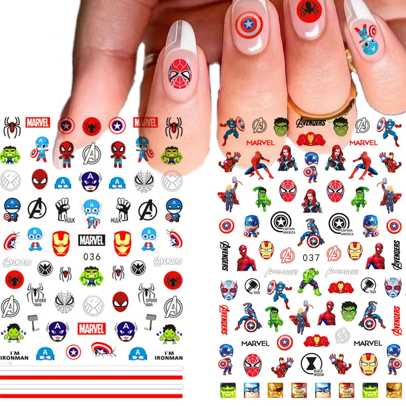 Superhero Nail Stickers main image 1