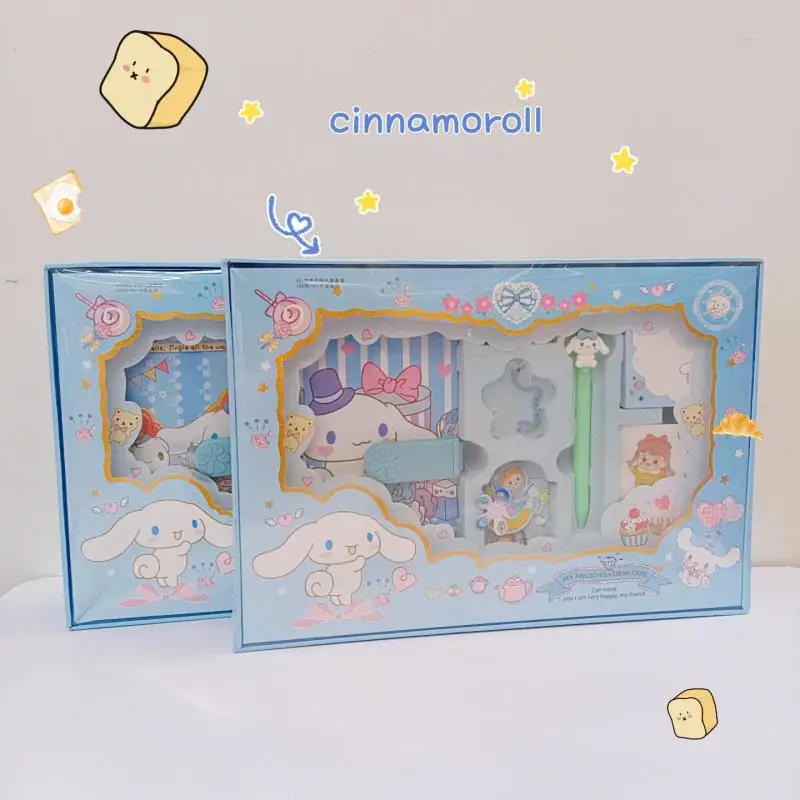 Japan Sanrio Original Sticker & Case Set - Cinnamoroll