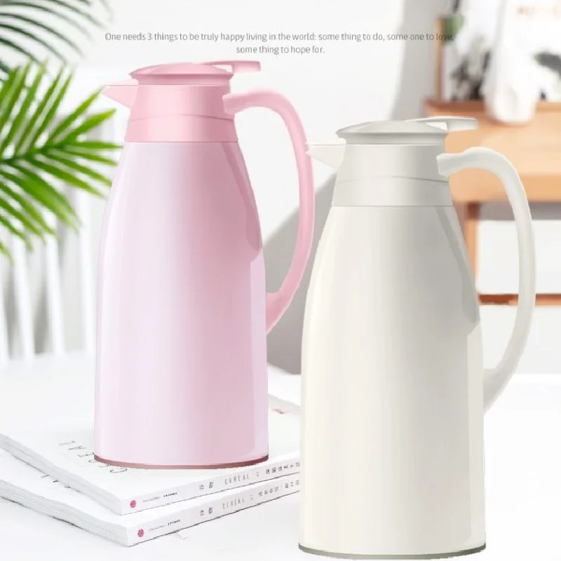 1L/1.3L/1.9L Large Capacity Thermal Insulation Pot Portable Heat Kettle Coffee Tea Vacuum Flasks Glass Liner Thermos Bottle | Дом и сад