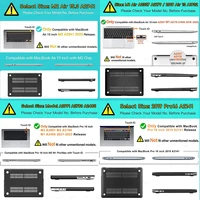 Étui pour ordinateur portable pour Macbook Air 13 étui M1 M2 couverture inférieure rigide Air 15 2025 M4 étui en cuir PU pour MacBook Pro 14 M4 Max 16.2 coque 5