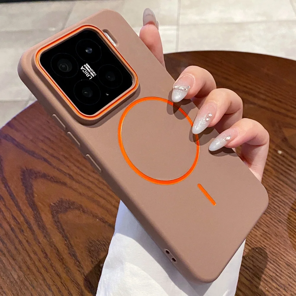 Enhanced Silicone Shockproof Magnetic Case - Bright Color, Soft Armor, Protective Cover