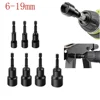 6-19mm Impact Socket Magnetic Nut Screwdriver Deep Socket Adapter 1/4inch Hex Wrench Heads Electric Drill Bit Repairing Tool 3