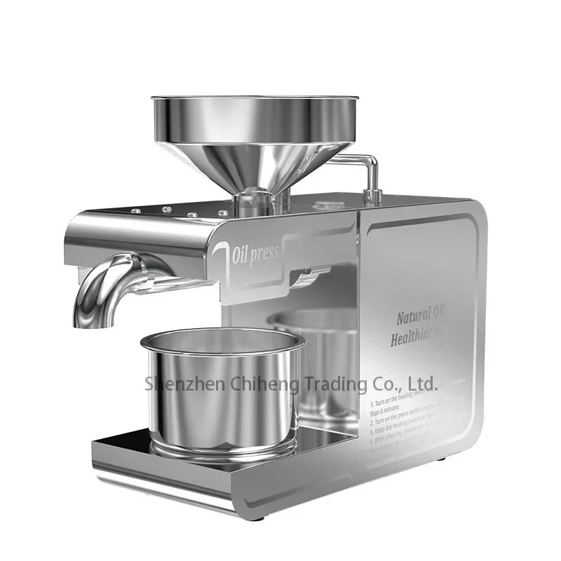 220V/110V Stainless Steel Oil Press Machine Automatic Hot Cold Oil Extractor  Peanut Sunflower Seed Olive Oil Press 3