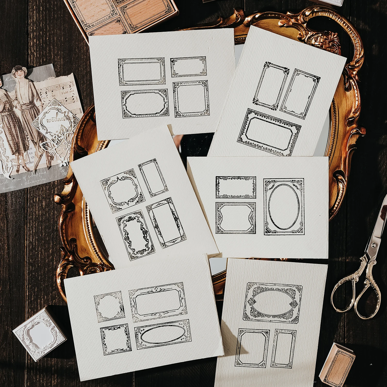 3~4 pieces DIY Retro Baroque border personalized seal Decoration invitation letter envelope letter signature Rubber seal wax seal stamp,decorative stamps,childrens seal,teacher seal,seal roller coder