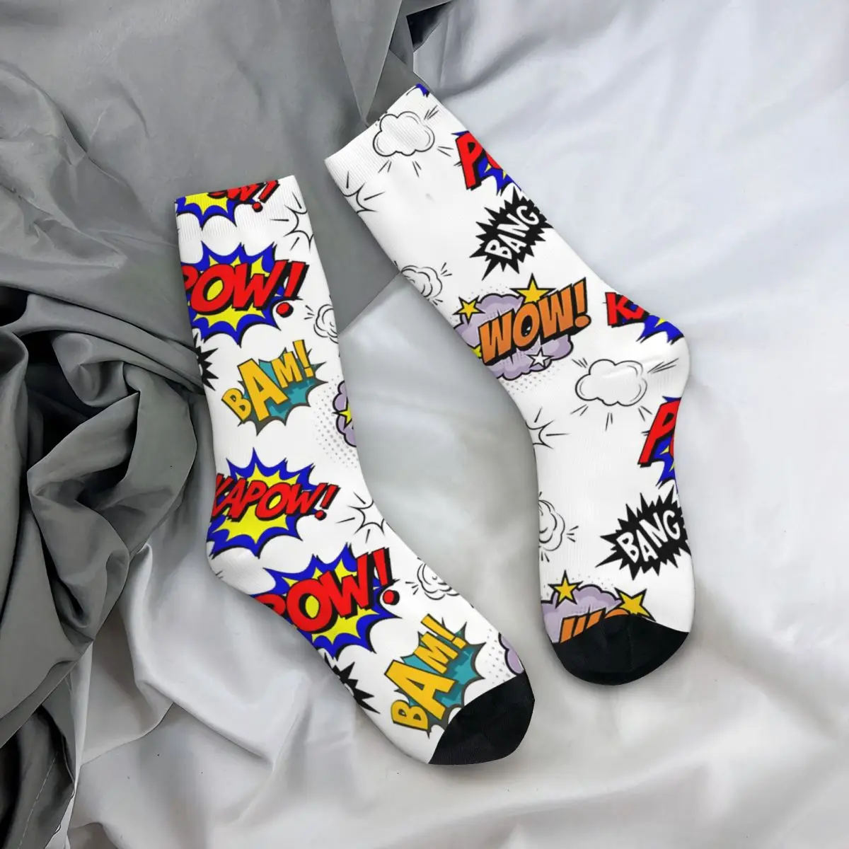 Calcetines divertidos y coloridos para hombre, calcetín con estampado de  dibujos animados, Hip Hop, Harajuku, cómic, regalo novedoso - AliExpress