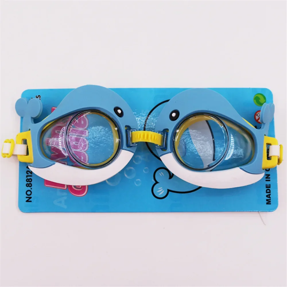Kids Swimming Glasses One - Piece Cartoon Goggles for Children Comfort Waterproof Diving Equipment Wholesale 4