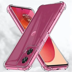 Shockproof Airbag Clear TPU Protective Phone Case - Motorola Moto G52 (Clear)