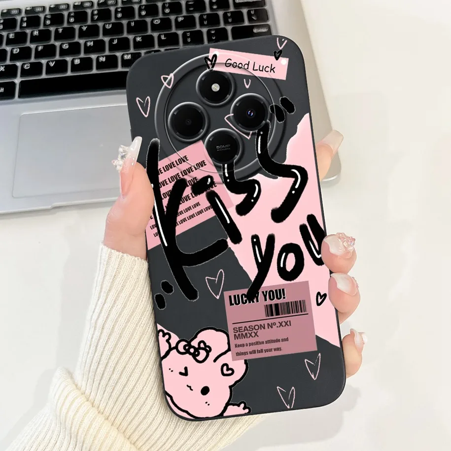 Cute Panda Rabbit Cartoon Soft Matte Silicone Back Cover Case
