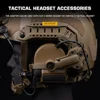Tactical Helmet Rail Adapter for PELTOR ComTac Airsoft Shooting Accessories Headset Mount Fit Ops Core ARC Team Wendy MLOK Rail 3